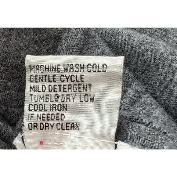 Vintage 90s Top Skirt Set Long Sleeve Midi Gray Women's Size 18 New Deadstock - Picture 11 of 12